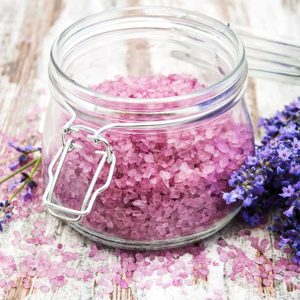 Best bath salts for woman relaxing at home
