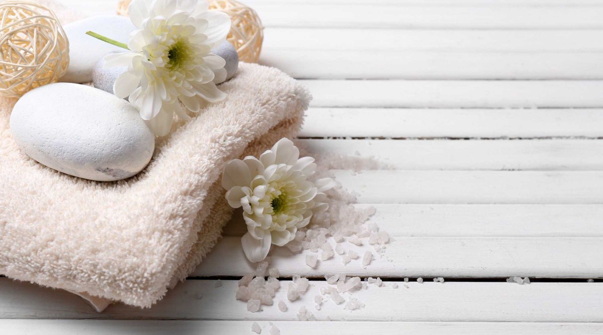 Spa towels for facial