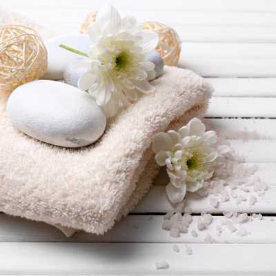Spa towels for facial