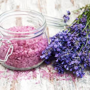 Best bath salts for woman relaxing at home